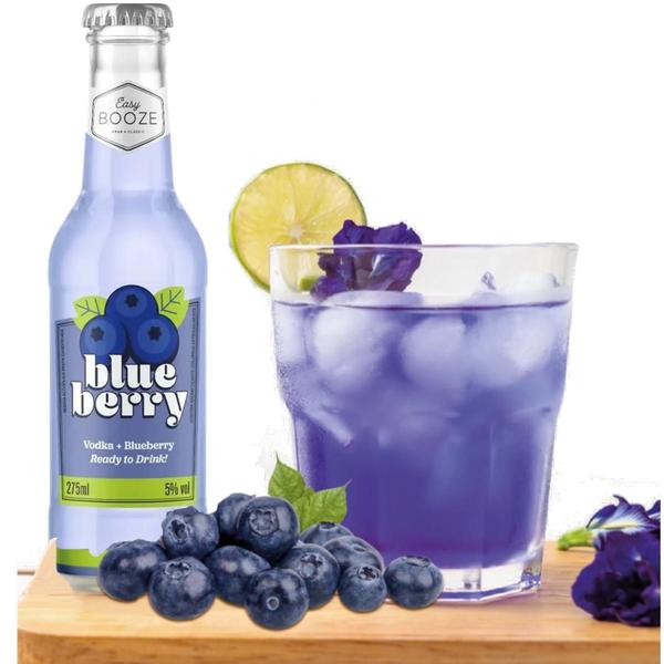 Imagem de Kit Com 12Und Easy Booze Blueberry / Red Mint 275Ml