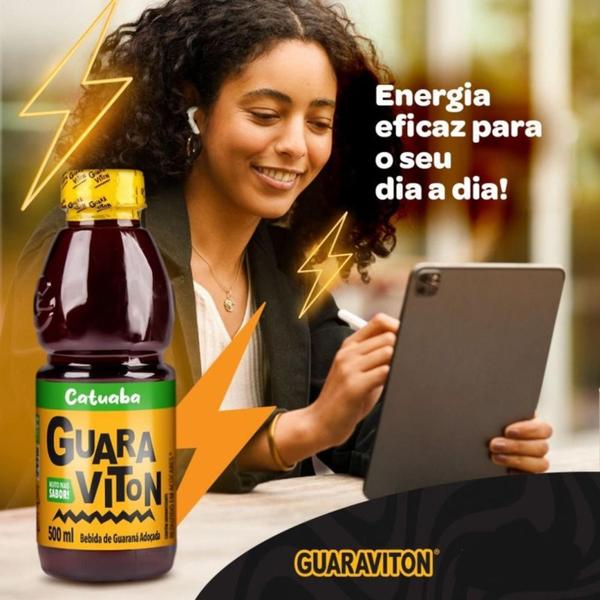 Imagem de Kit Com 12Und Guaraviton Catuaba 500Ml