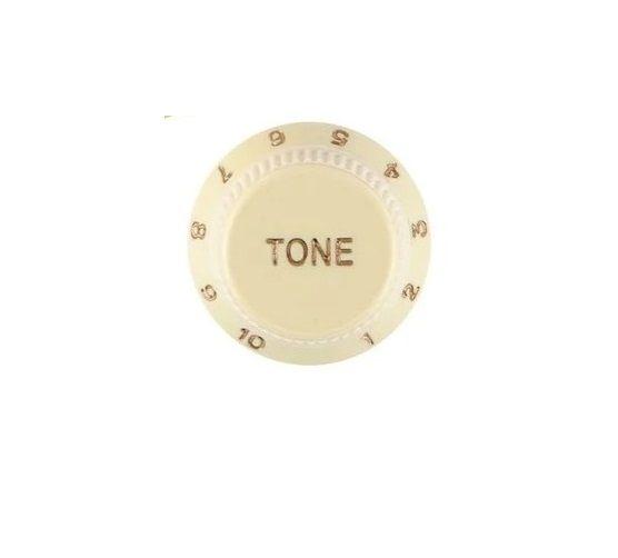 Imagem de Kit Com 14 Knobs Tone Creme Vintage  P/ Guitarra