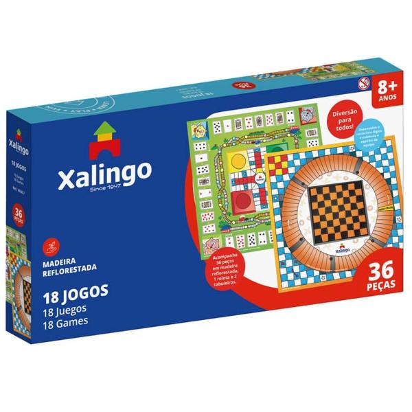 Imagem de Kit com 18 jogos - xalingo - 65587