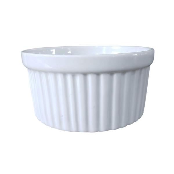 Imagem de Kit com 18 Ramekin Canelado Porcelana 77 ml Pequeno