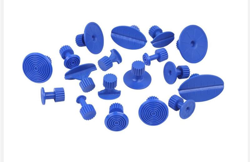 Imagem de Kit Com 18 Ventosas De Plásticos Azul Para Martelinho De Ouro