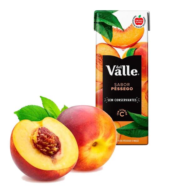 Kit Com 18Und Nectar De Pessego Del Valle Tetra Pak 200Ml Imagem de Kit Com 18Und Nectar De Pessego Del Valle Tetra Pak 200Ml