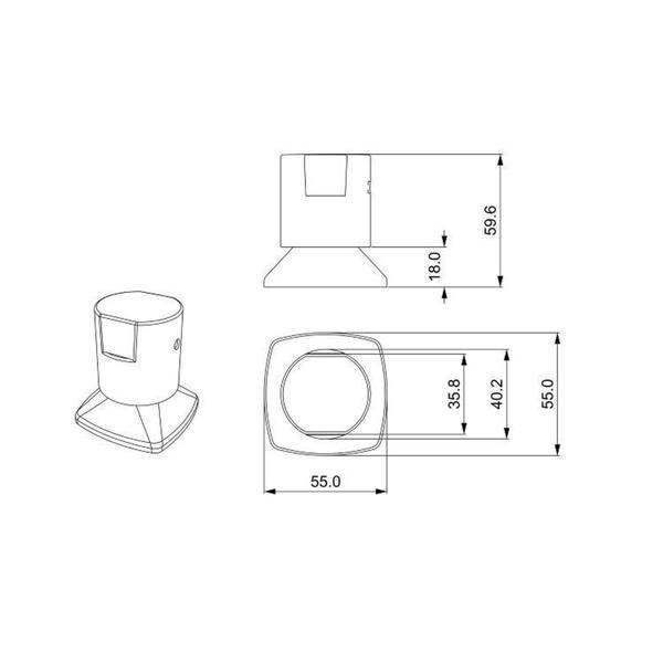 Imagem de Kit com 2 Acabamentos para Registro Água Fria C44 Ducon Metais Gold