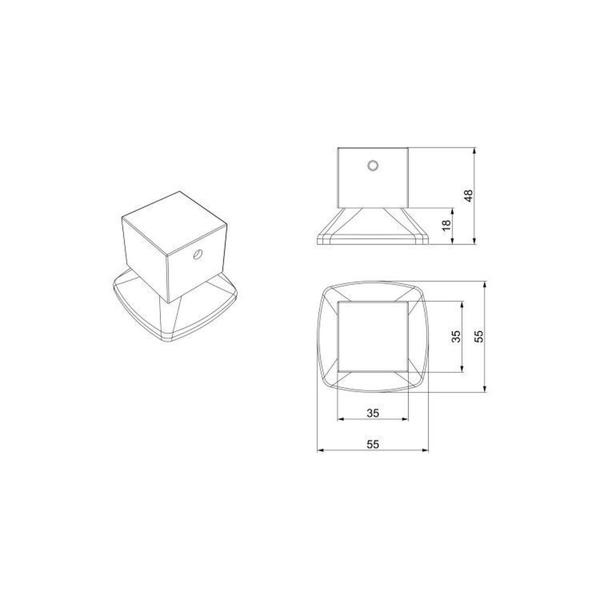 Kit com 2 Acabamentos Para Registro C46 Água Quente/Fria Premium KU4246 Ducon Metais Cromado - Clic Metais Imagem de Kit com 2 Acabamentos Para Registro C46 Água Quente/Fria Premium KU4246 Ducon Metais Cromado