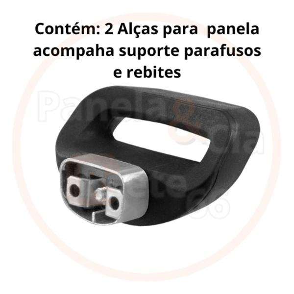 Imagem de Kit com 2 alças para panela de pressão e caçarola  com anel