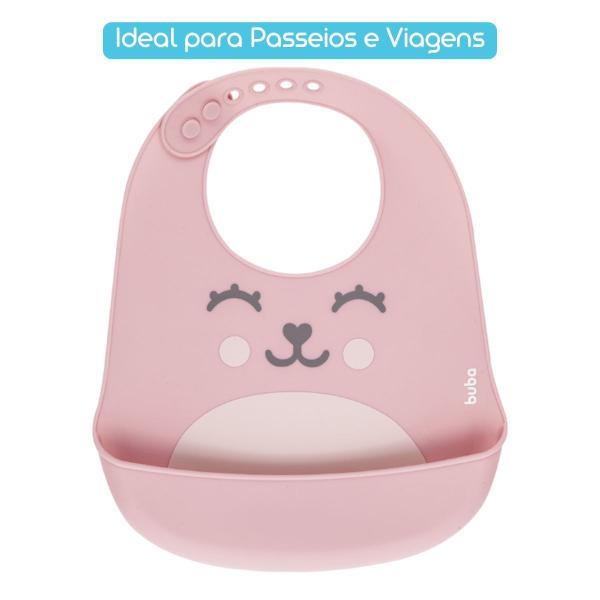 Imagem de Kit com 2 Babador Buba de Silicone Pega Migalhas Bebê