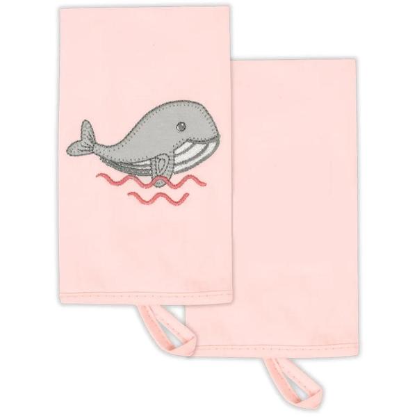 Kit com 2 Babinhas Hug Fundo do Mar Rosa E15701B Imagem de Kit com 2 Babinhas Hug Fundo do Mar Rosa E15701B