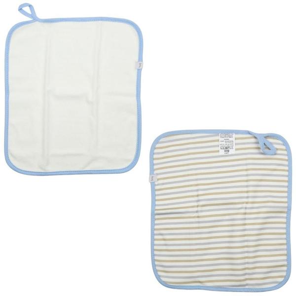 Kit Com 2 Babinhas Hug Urso Sweet Dreams Azul E Branco Imagem de Kit Com 2 Babinhas Hug Urso Sweet Dreams Azul E Branco