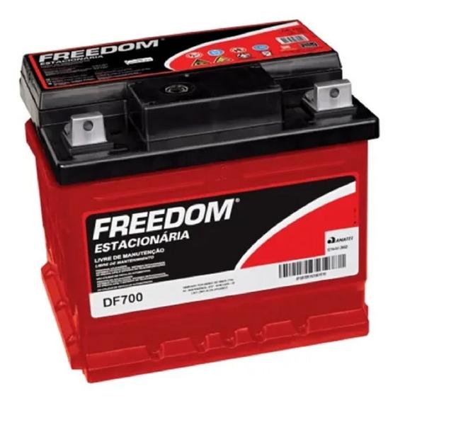 Imagem de Kit com 2 Bateria Estacionaria Freedom Df700 12v 50ah Nobreak, Solar