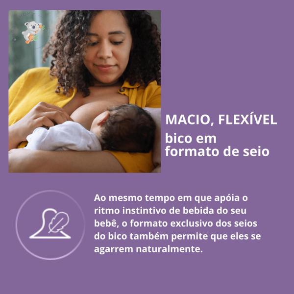 Imagem de Kit Com 2 Bicos Natural Mamadeira Petala 6m+ Philips Avent