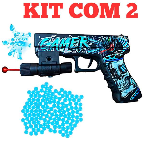 Kit com 2 Brinquedos Lançador de Bolinha de Gel - Genérico Imagem de Kit com 2 Brinquedos Lançador de Bolinha de Gel