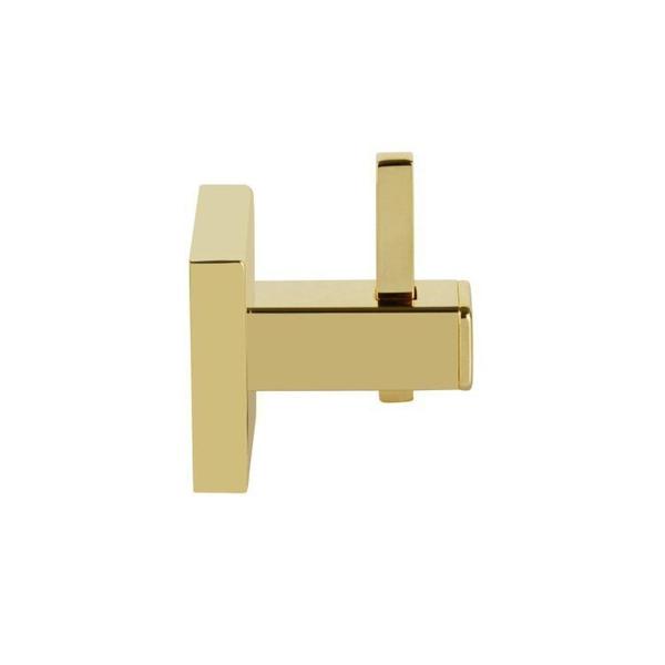 Kit com 2 Cabide de Parede Inox Square SQ12160 Ducon Metais Gold - Clic Metais Imagem de Kit com 2 Cabide de Parede Inox Square SQ12160 Ducon Metais Gold