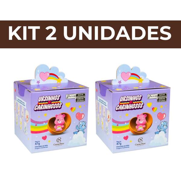 Imagem de Kit com 2 Caixas Chocolate com Ursinhos Carinhosos Surpresa Coleção 47g Cacau Show