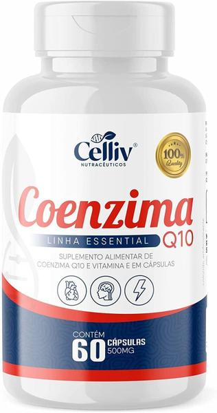 Imagem de Kit Com 2 - Coenzima Q10 100Mg Por Porção 60 Cápsulas Celliv