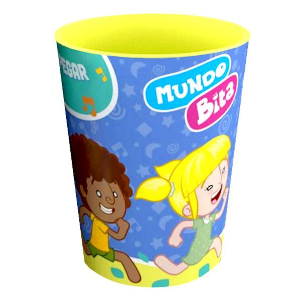 Imagem de Kit com 2 Copos Mundo Bita Infantil 320ml Estampado Bita Lila e Dan