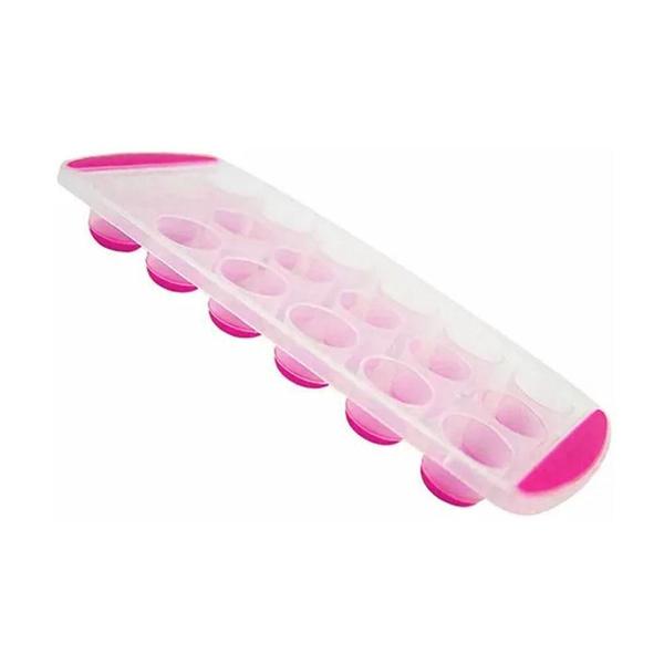 Imagem de Kit Com 2 Formas De Gelo Silicone 24,5 Cm - 18 Cubos Colorido