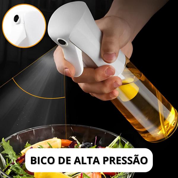 Imagem de Kit Com 2 Galheteiro Spray Azeite Branco Pulverizador Vinagre Óleo Cozinha 180ml Vidro