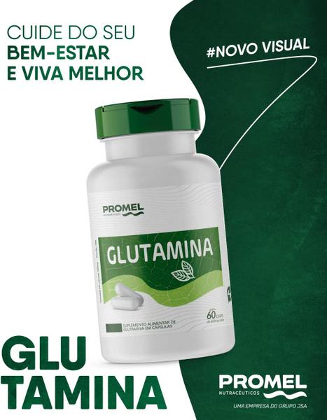 Imagem de Kit Com 2 Glutamina Promel 60 Capsulas de 600mg