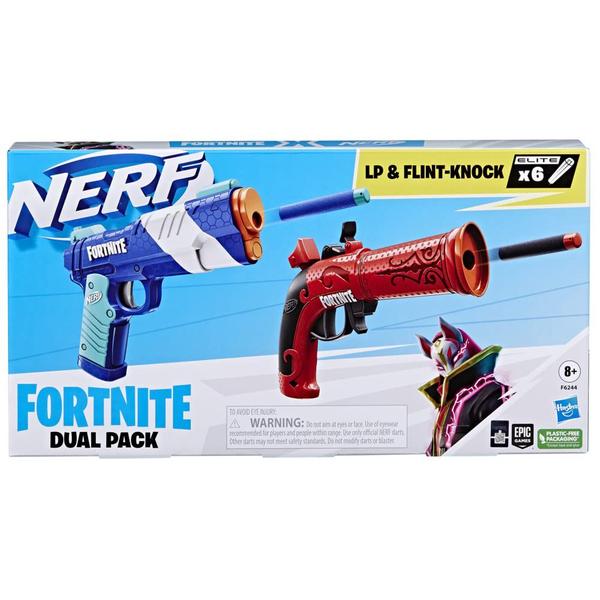 Imagem de Kit com 2 Lançadores de Dardos Nerf - Fortnite - LP e Flint-Knock - Hasbro