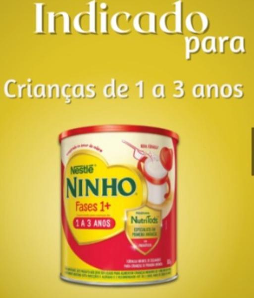 Imagem de Kit Com 2 Latas Do Leite Ninho Fases 1+ de 800g cada