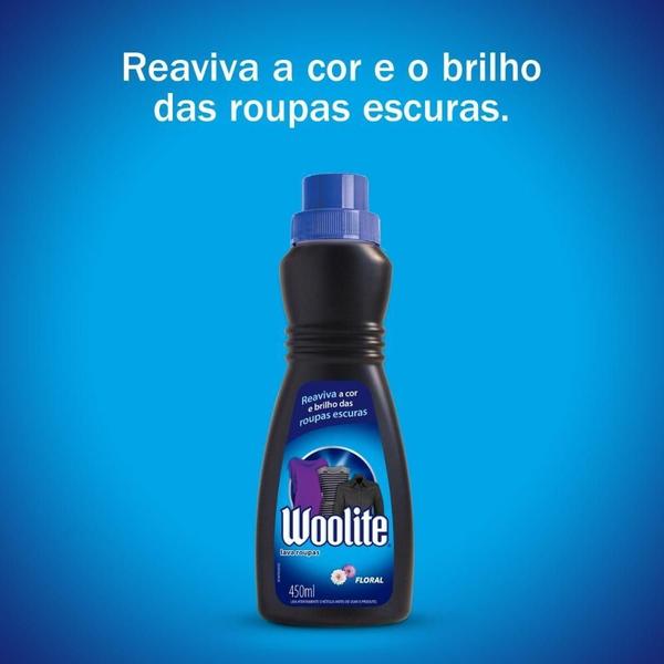 Imagem de Kit com 2 Lava Roupas Especiais Líquido Floral Woolite 450Ml