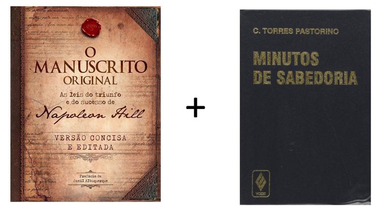 Imagem de Kit Com 2 Livros De Bolso - Minutos De Sabedoria + O Manuscrito Original: As Leis Do Triunfo