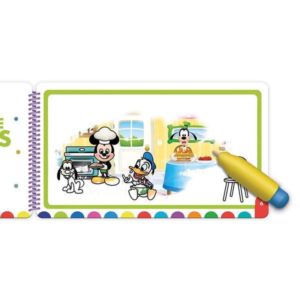 Imagem de Kit Com 2 Livros De Colorir Com Água - Baby Shark E Disney