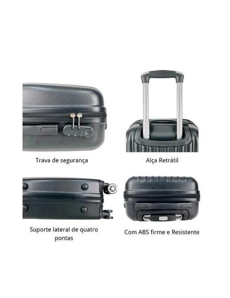 Imagem de Kit Com 2 Malas De Viagem Media 23Kg + Grande 32Kg