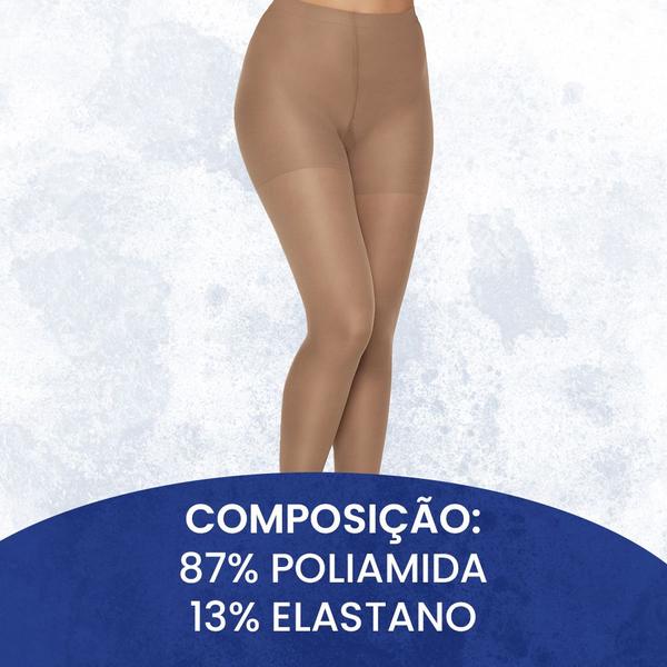 Imagem de Kit Com 2 Meia Calça Kendall Ultra Pro Média Compressão Feminina  Sem Ponteira Original 18-21Mmhg