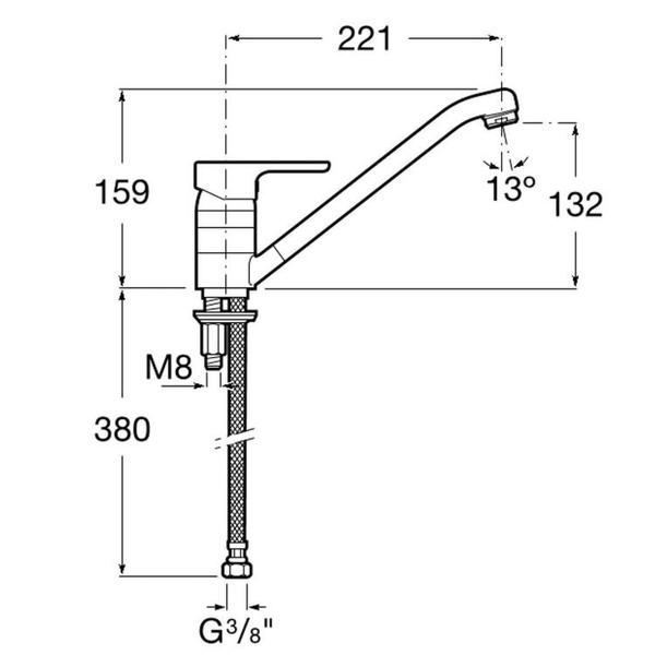 Kit com 2 Monocomando para Cozinha de Mesa Bica Baixa com Arejador Articulado L20 - Celite Imagem de Kit com 2 Monocomando para Cozinha de Mesa Bica Baixa com Arejador Articulado L20