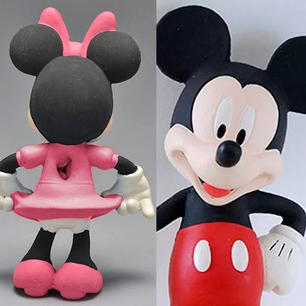 Imagem de Kit com 2 Mordedor para Bebê Macio - Disney - Mickey e Minnie