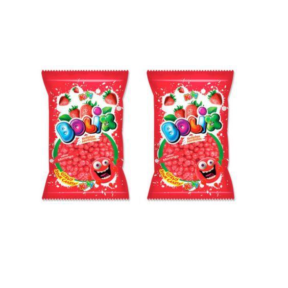 Kit Com 2 Pacotes 500g Bala Azedinha Bolix Morango Saborosa - Jazam Imagem de Kit Com 2 Pacotes 500g Bala Azedinha Bolix Morango Saborosa