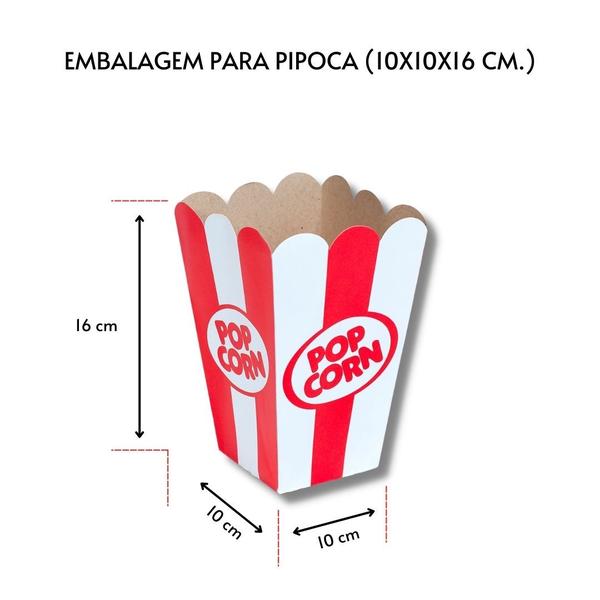 Imagem de Kit com 2 Pacotes de Caixinhas De Pipoca 50 unidades