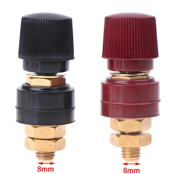 Imagem de Kit com 2 Parafusos Prisioneiros de Bronze para Conector de Bateria Remota (6mm e 8mm)