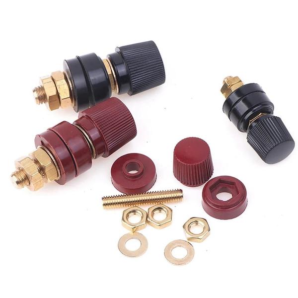 Imagem de Kit com 2 Parafusos Prisioneiros de Bronze para Conector de Bateria Remota (6mm e 8mm)