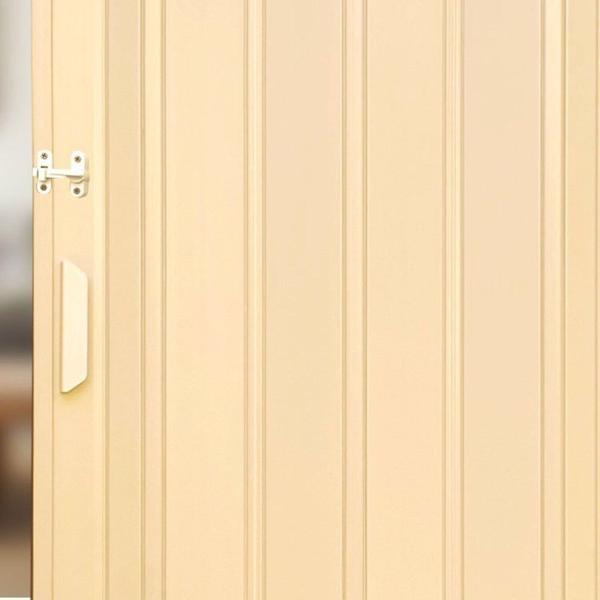 Imagem de Kit com 2 Portas Sanfonada de Pvc 210x125cm Bariri Amarelo