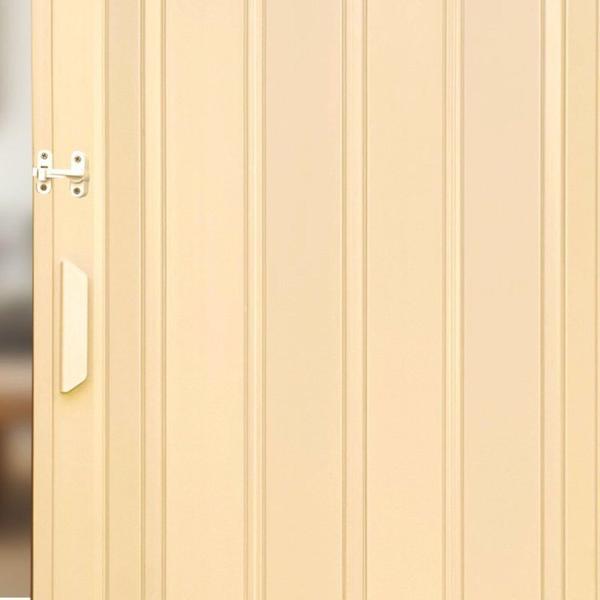 Imagem de Kit com 2 Portas Sanfonada de Pvc 210x72cm Bariri Amarelo