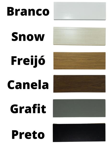 Imagem de Kit com 2 Prateleiras decorativas 100% MDF 30x10x1,5cm + Suporte de instalação resistente