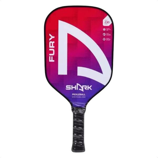 Imagem de Kit com 2 Raquetes De Pickleball SharkFury+4Bolas + Capa