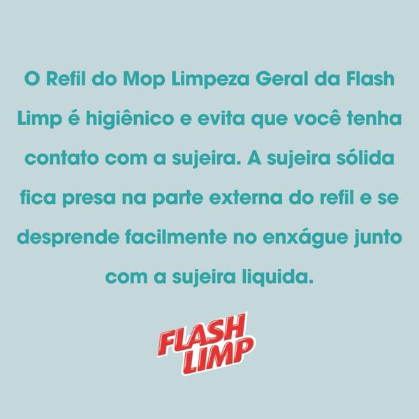 Imagem de Kit Com 2 Refil Para Mop Rodo Magico Limpeza Geral Plus Flash Limp