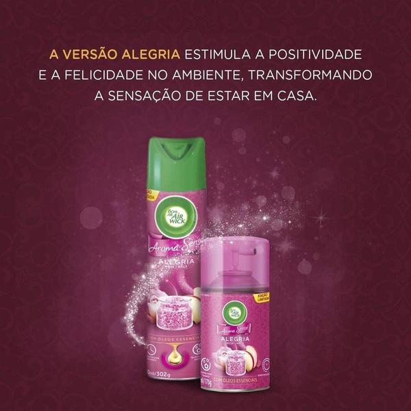 Imagem de Kit com 2 Refis Bom Ar Freshmatic Aroma Sense Alegria 250ml