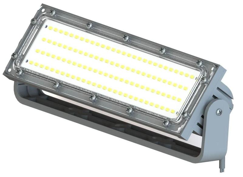 Imagem de Kit com 2 Refletor LED 100W com LED Osram 9000lm IP66 - Modelo Combate