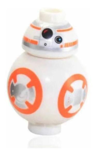 Imagem de Kit Com 2 Robôs Bb-8 Star Wars Boneco Blocos De Montar