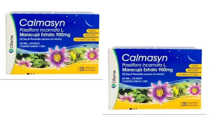 Imagem de Kit com 2 Suplementos Calmasyn 900Mg 20Cpr - Cifarma