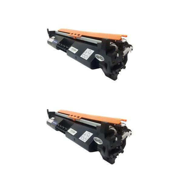 Imagem de Kit Com 2 Toner CF217A - 17A Com Chip Compatível Laserjet M102W M130FN M130FW