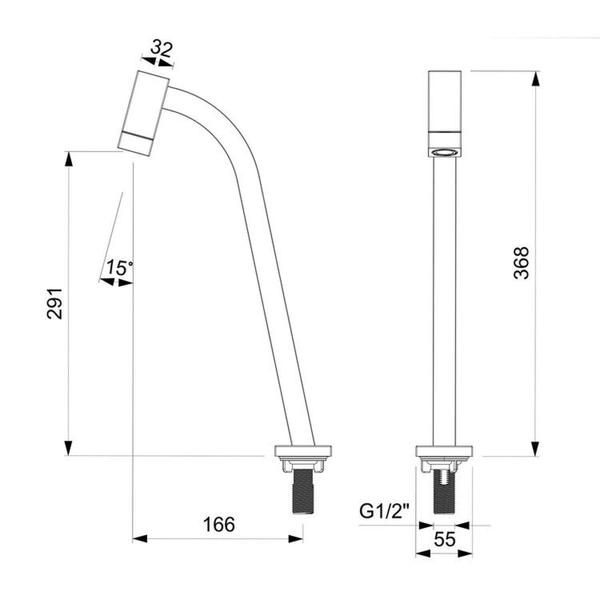 Imagem de Kit com 2 Torneira para Lavatório de Mesa Bica Alta Basic Plus Celite