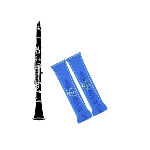 Imagem de KIT COM 2 UNID. PALHETA RICO ROYAL CLARINETE Dureza:2.5