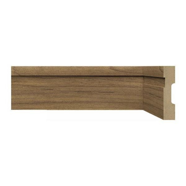 Imagem de Kit com 20 Barras Rodapé Mdf 15mmx7cm 702 Moldufama Metro Linear 48m Imbuia