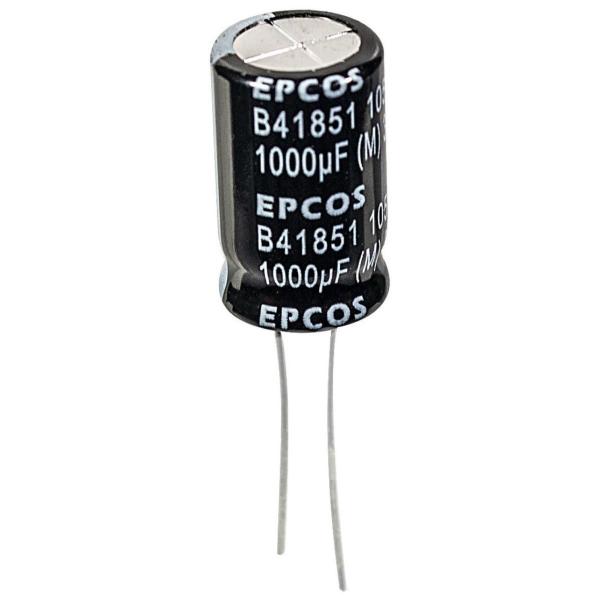 Imagem de Kit com 20 Capacitor Eletrolitico Epcos 1000uF x 35V - 105